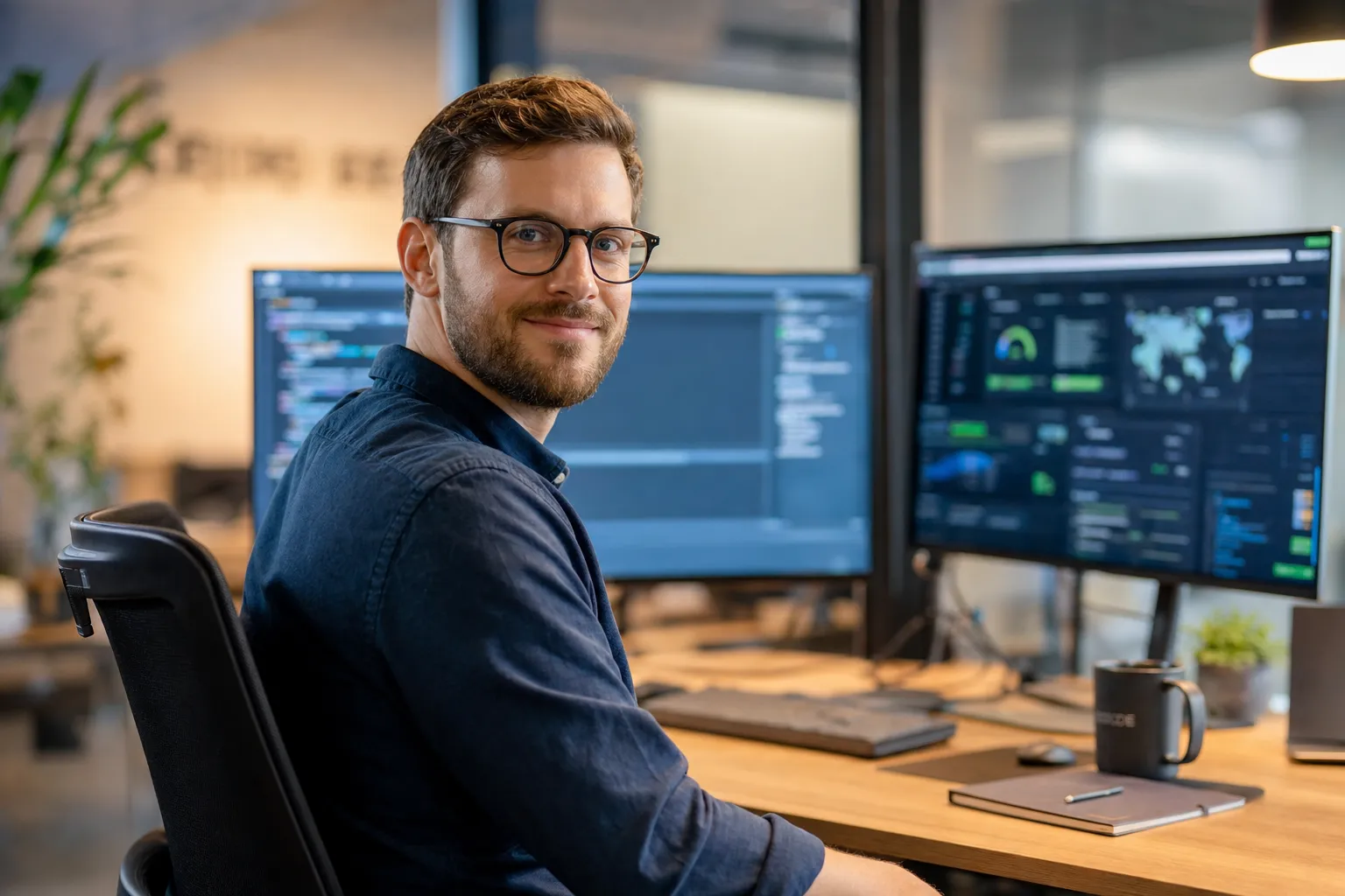 Portrait: Patrick Hofmann, IT Security Analyst